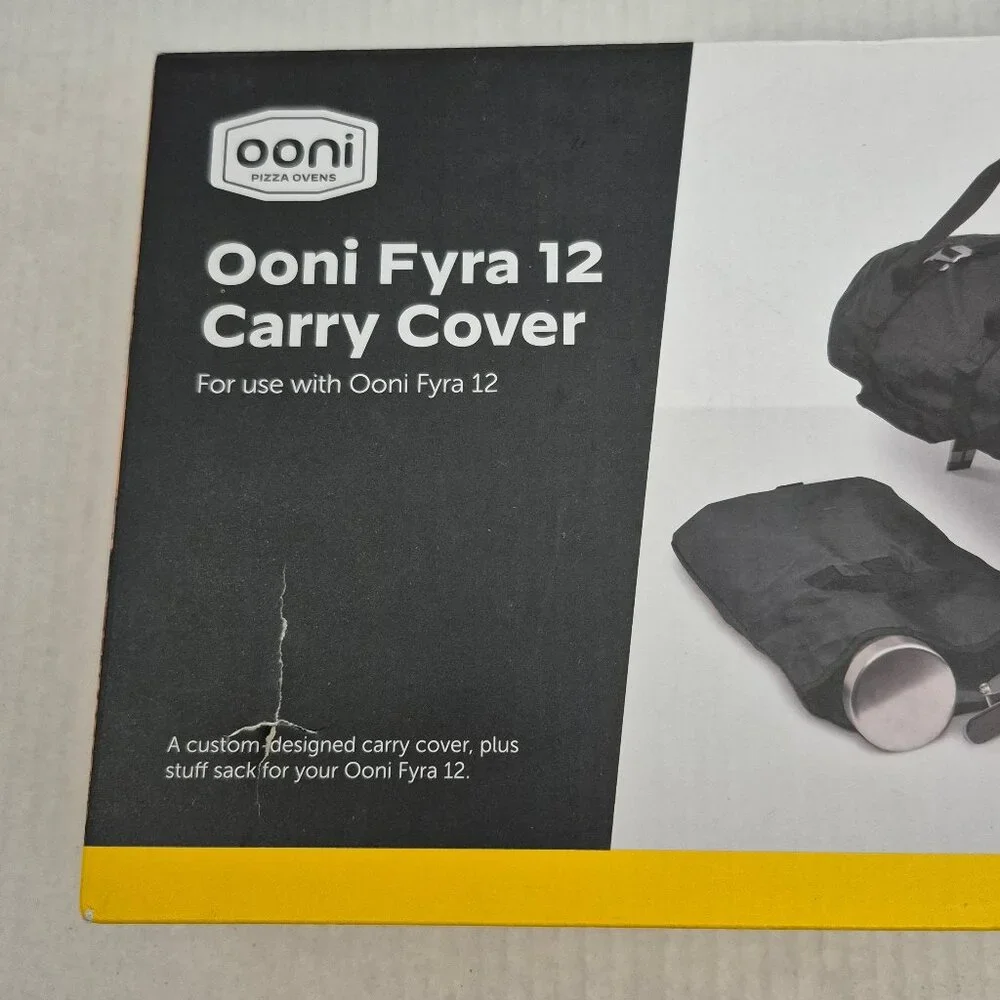 Ooni Fyra 12 Portable Pizza Oven Carry Cover w/ Handles - Black